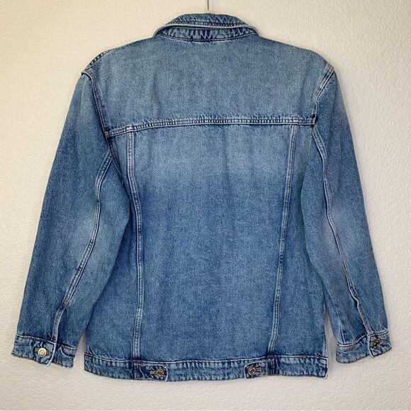 Zara Unisex Blue Denim Jacket - Picture 7 of 12